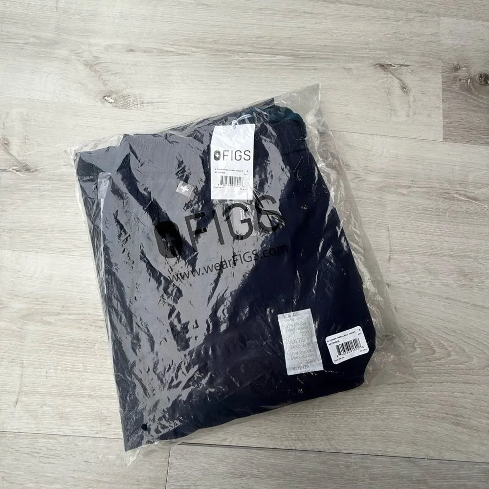 FIGS‎ Tansen Freex Lined Jogger Scrub Pants Navy Small NWT in packaging